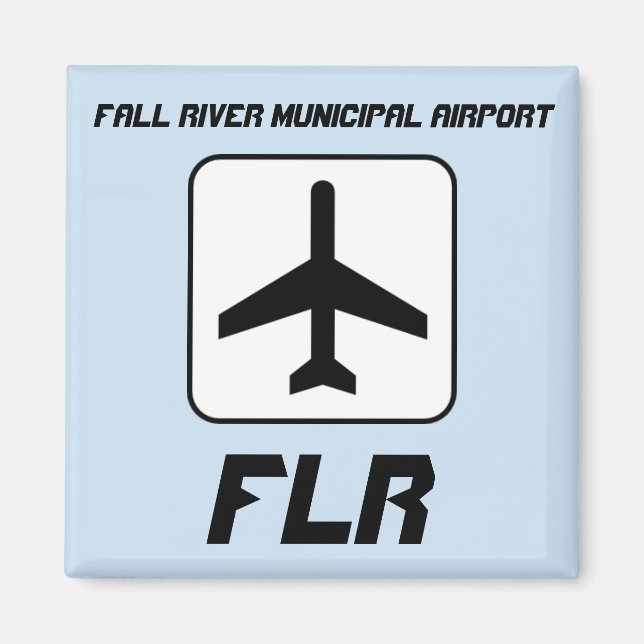 Fall River Municipal Airport Magnet (Front)