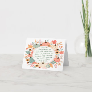Fall Romans 15: 13 Card