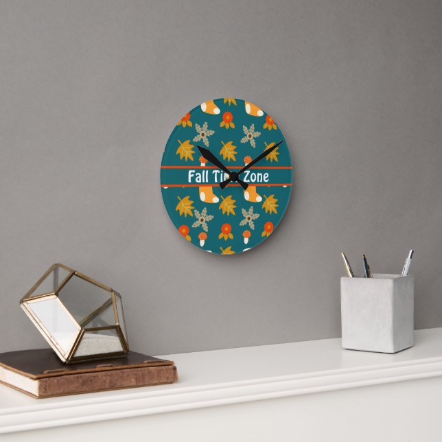 Fall Round Clock (Office)