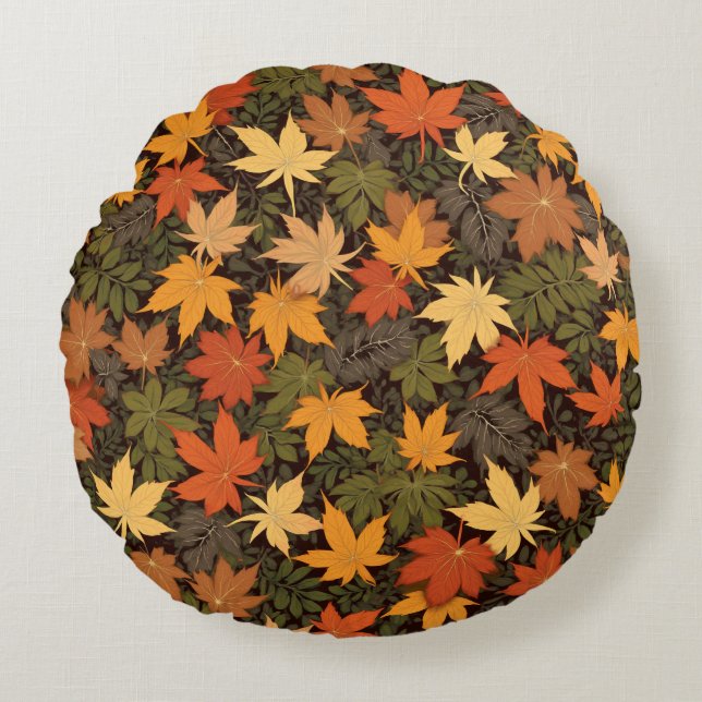 fall round cushion (Front)