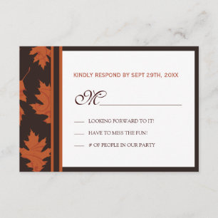 Fall RSVP Cards
