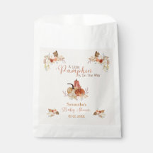 Fall Rustic Terracotta Baby Shower Favour Bags