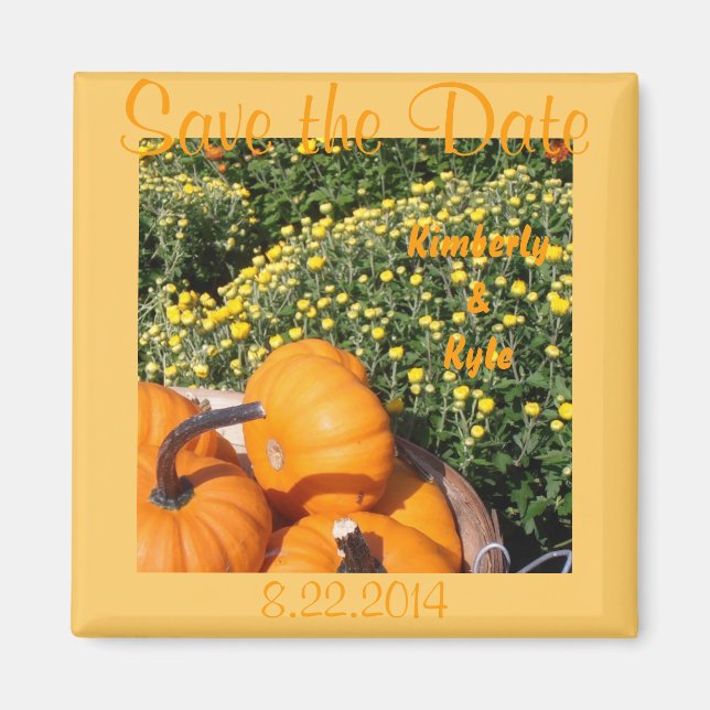 Fall Save the Date Magnet (Front)