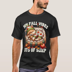 Fall Saying for Women Pom Mum Autumn-Sayings Cute T-Shirt