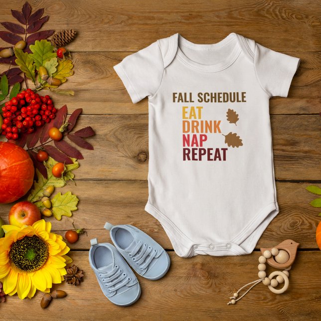 Fall Schedule Baby Bodysuit (Creator Uploaded)