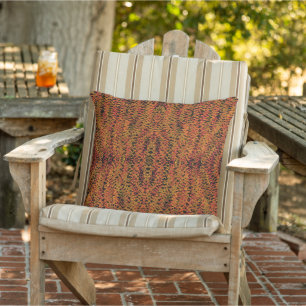 Fall Season Changing Colours Foliage Leaves Art Cushion