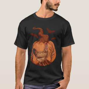 Fall Season Halloween Chicken Costume T-Shirt