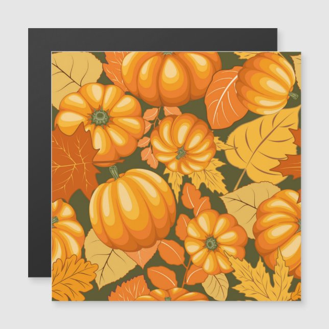 Fall Season Halloween Pumpkins Pattern (Front/Back)