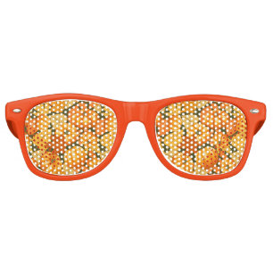 Fall Season Halloween Pumpkins Pattern Retro Sunglasses