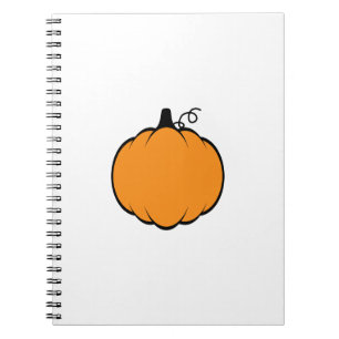 Fall Season Pumpkin Drawing Notebook