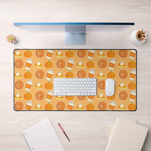  Fall Season Pumpkin Treats   Desk Mat (Office 1)