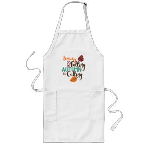 Fall Sentiment Typography Design Long Apron