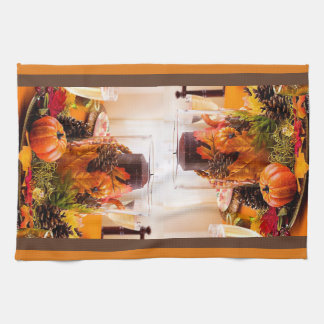 Fall Setting Tea Towel