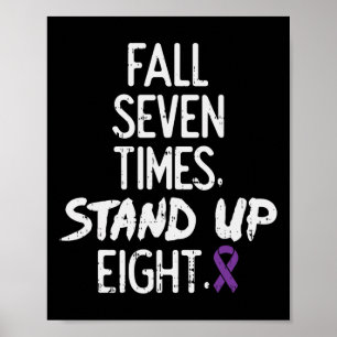 Fall Seven Times Stand Up Eight Heimerheimer Survi Poster