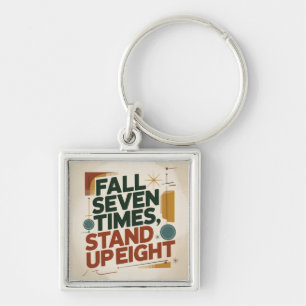 Fall Seven Times, Stand Up Eight Key Ring