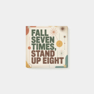 Fall Seven Times, Stand Up Eight Post-it Notes