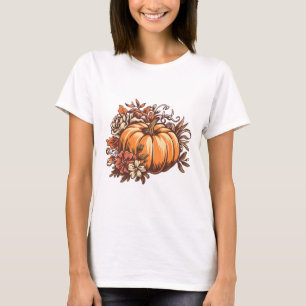 Fall Shirt Women Vintage Pumpkin Autumn Graphic Th