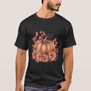 Fall Shirt Women Vintage Pumpkin Autumn Graphic Th