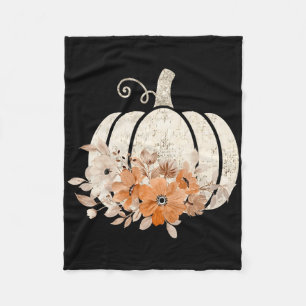 Fall Shirt Women Vintage Pumpkin Autumn Graphic Th Fleece Blanket