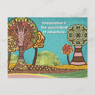 Fall Snail Mail Postcard Set Hand-Drawn Autumn D