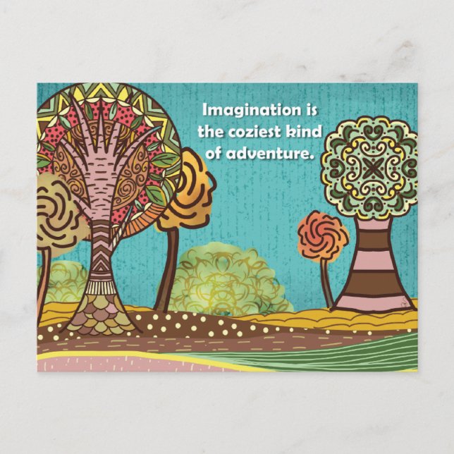 Fall Snail Mail Postcard Set | Hand-Drawn Autumn D (Front)