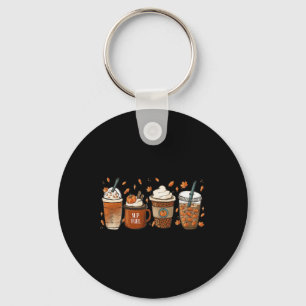 Fall Speech Language Pathologist Coffee Pumpkin Ha Key Ring