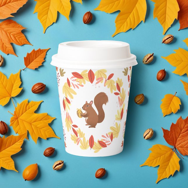 Fall Squirrel with Nut Paper Cups (Creator Uploaded)
