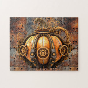 Fall Steampunk Pumpkin Puzzle