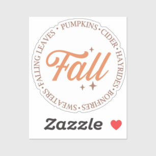 Fall Sticker