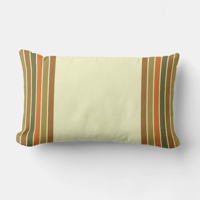 FALL STRIPES LUMBAR CUSHION (Front)