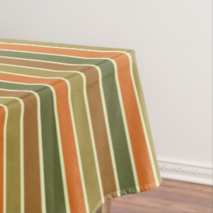 FALL STRIPES TABLECLOTH