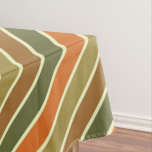 FALL STRIPES TABLECLOTH