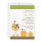 Fall Stroller Baby Shower Invitations