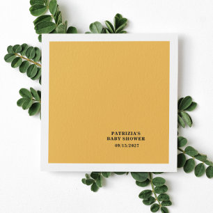 Fall Sunflower Baby Shower Napkin