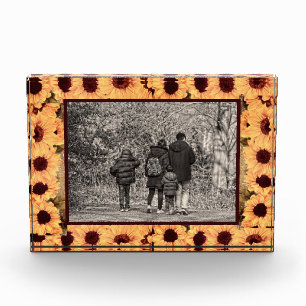 Fall Sunflowers Photo Block