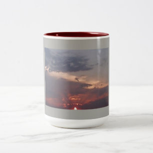 Fall Sunrise Two-Tone Coffee Mug