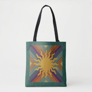 Fall Sunshine Mosaic Tote Bag