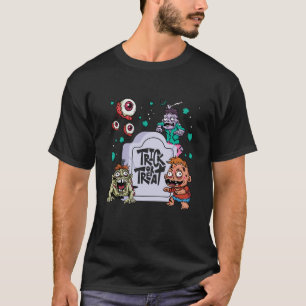 Fall Sweatshirt trick or treat Tshirt Halloween