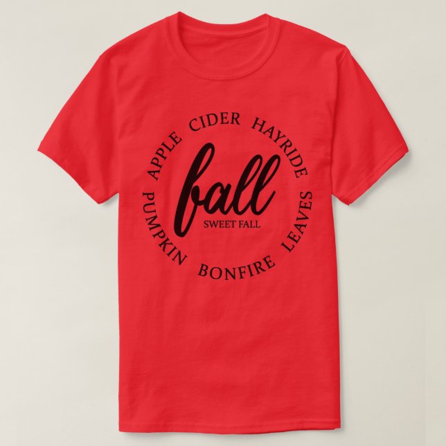 Fall Sweet Fall3 T-Shirt (Design Front)