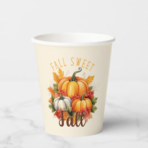 Fall Sweet Fall Paper Cups
