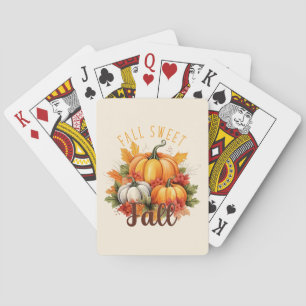 Fall Sweet Fall Playing Cards