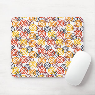 Fall Swirls Mouse Pad