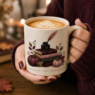 Fall Teacher Mug Dark Academia Mindful Teacher G
