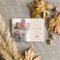 Fall Terracotta Leaves Photo Save The Date