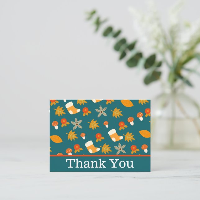 Fall Thank You Card (Standing Front)