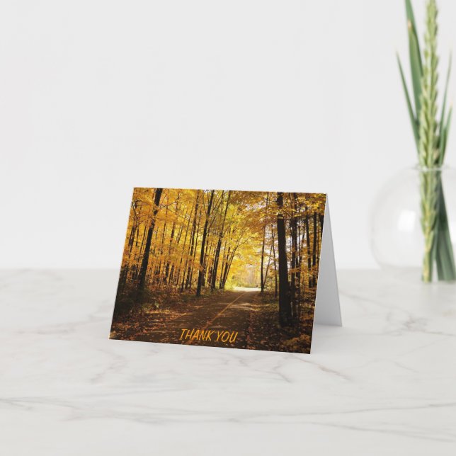 Fall thank you card (Front)