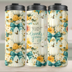 Fall Thanksgiving Christian Themed Tumbler