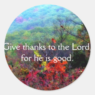 Fall Thanksgiving Photograph Classic Round Sticker