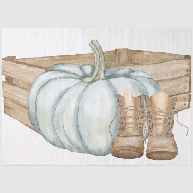 Fall Thanksgiving Series Design 6 Tissue Paper (Front)