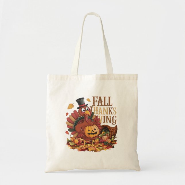 fALL THANKSGIVING Tote Bag (Front)